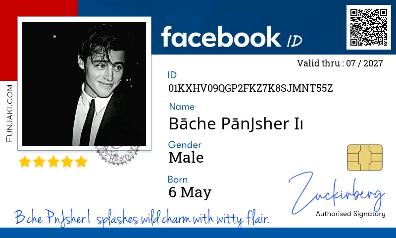 Facebook ID Card