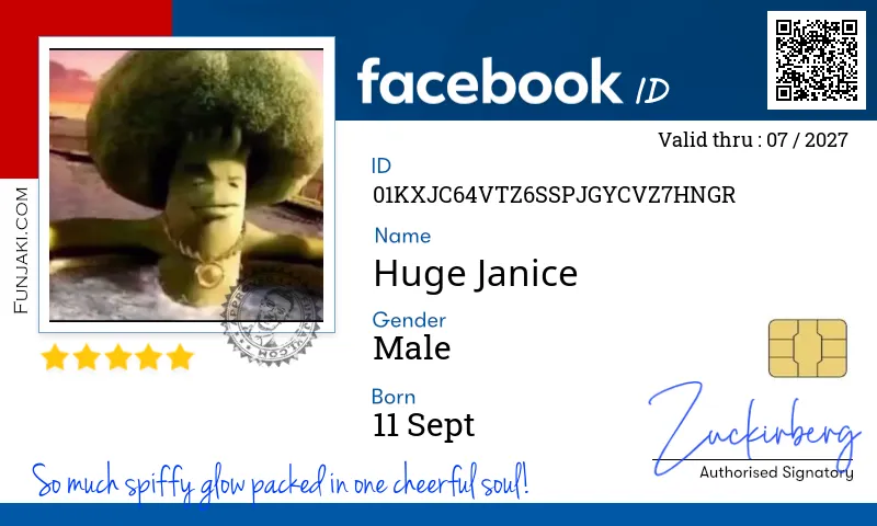 Facebook ID Card