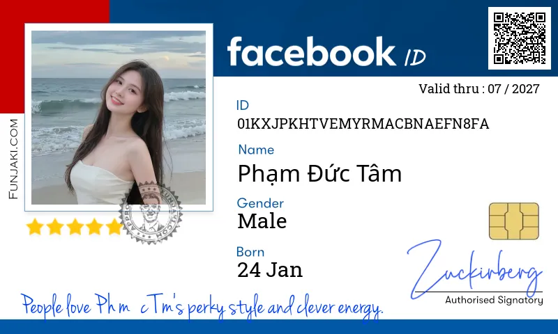 Facebook ID Card