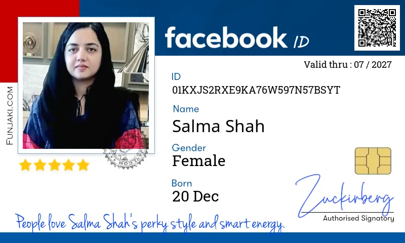 Facebook ID Card