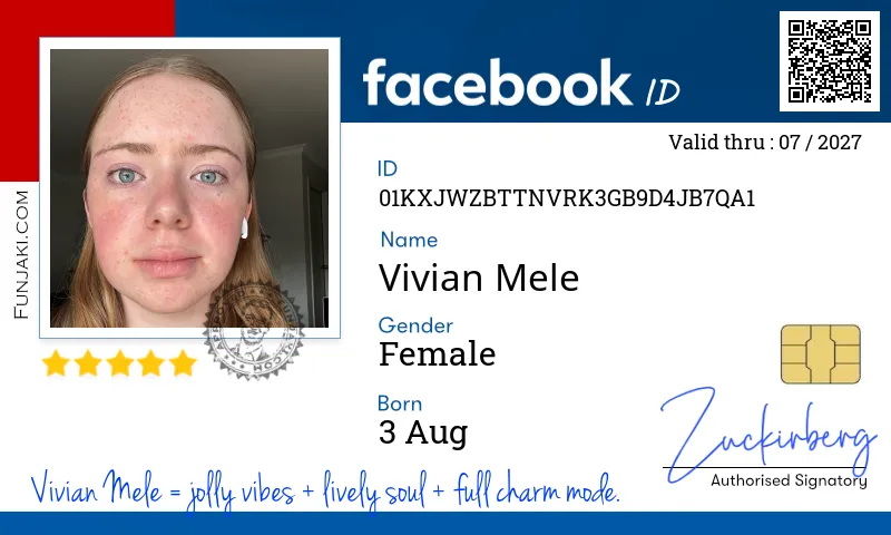 Facebook ID Card