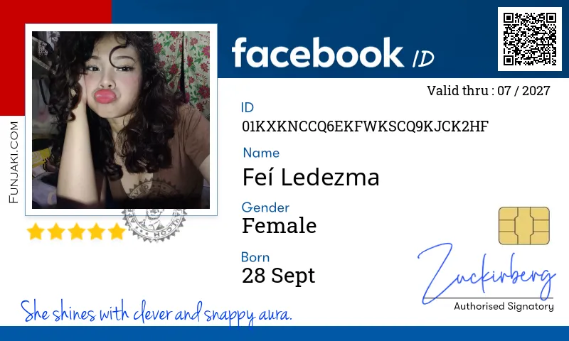 Facebook ID Card