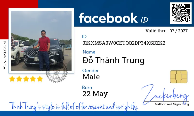 Facebook ID Card