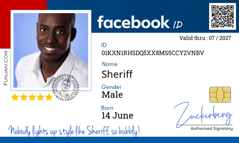 Facebook ID Card
