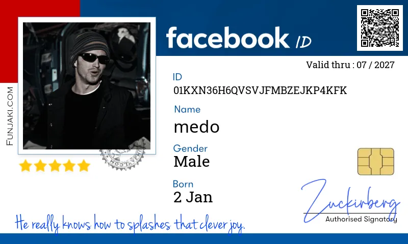 Facebook ID Card
