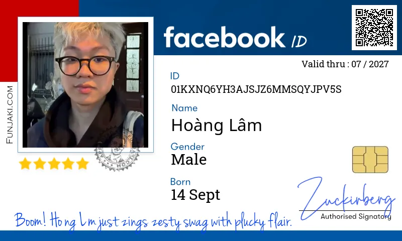 Facebook ID Card