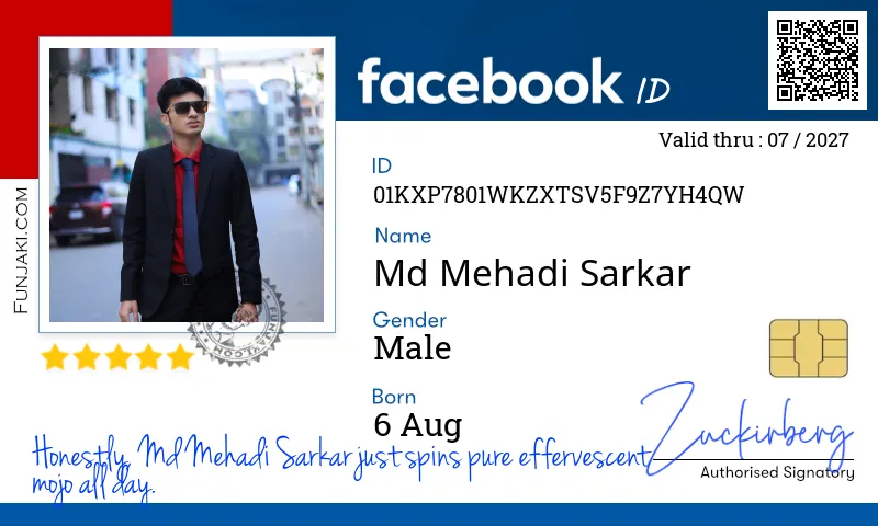 Facebook ID Card