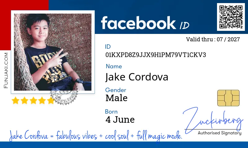 Facebook ID Card