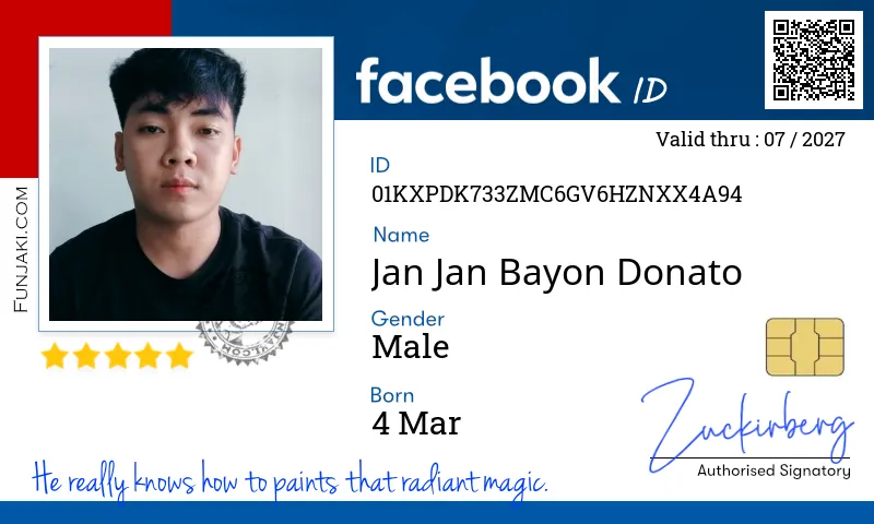 Facebook ID Card