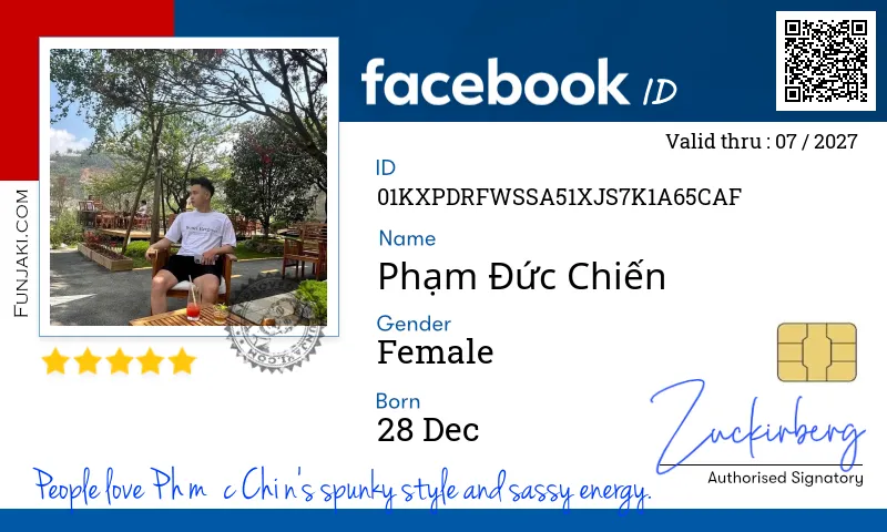 Facebook ID Card