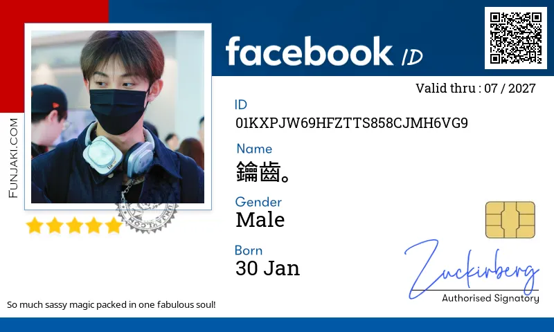 Facebook ID Card
