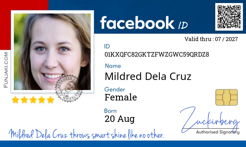 Facebook ID Card