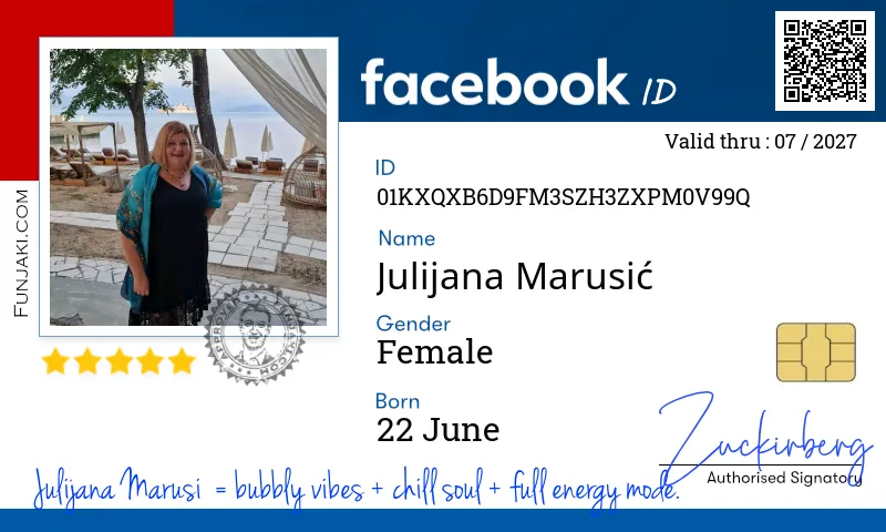 Facebook ID Card