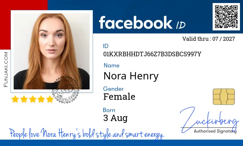 Facebook ID Card