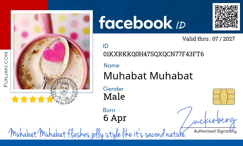 Facebook ID Card