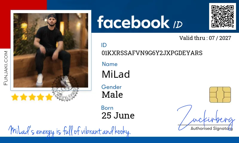 Facebook ID Card