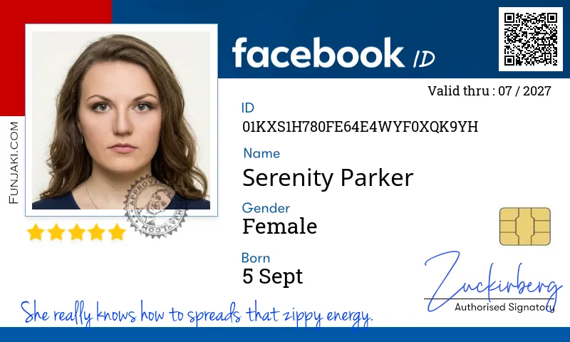 Facebook ID Card