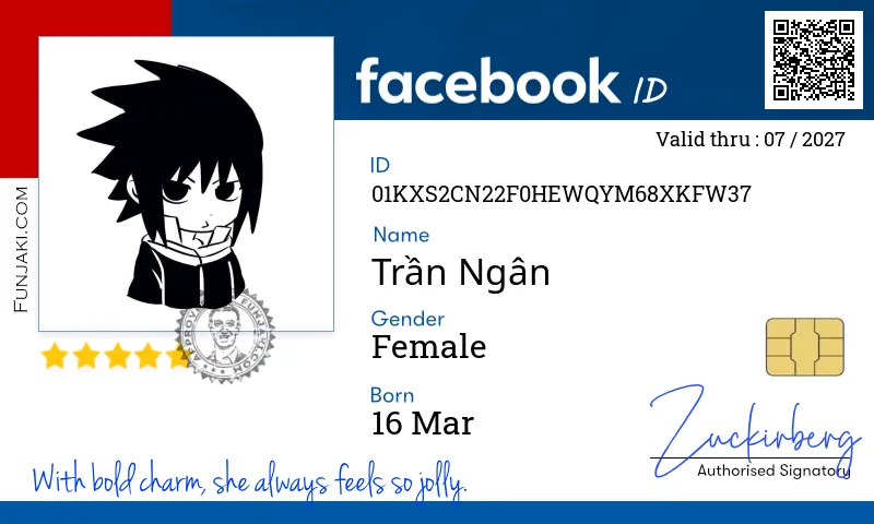 Facebook ID Card