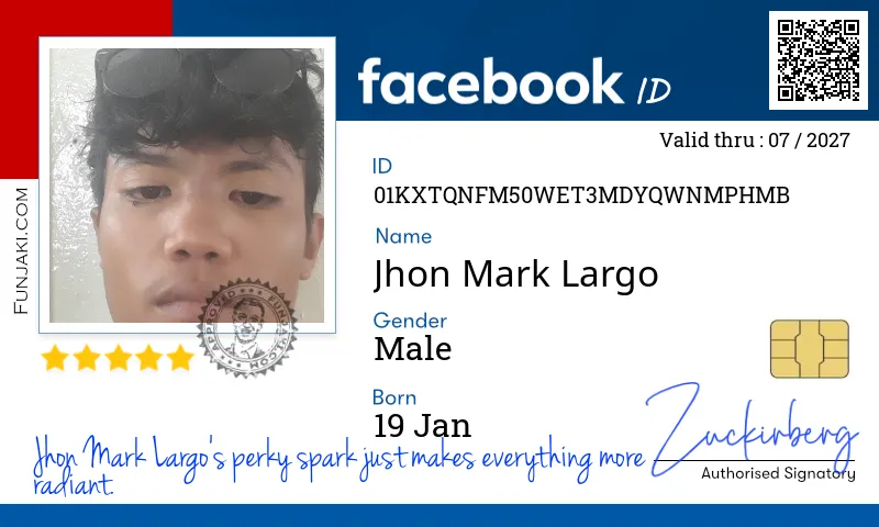 Facebook ID Card