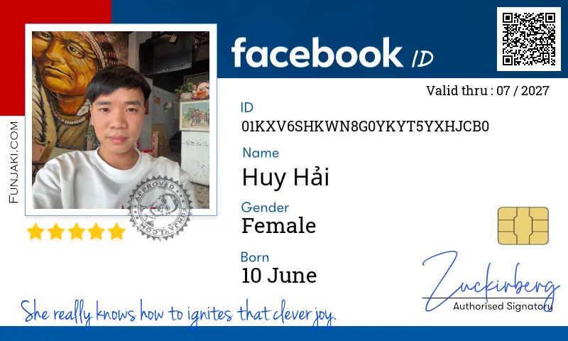 Facebook ID Card