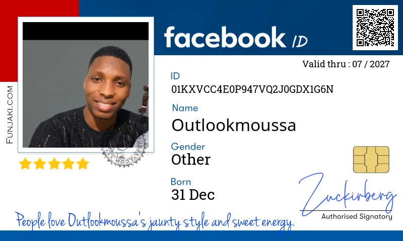 Facebook ID Card