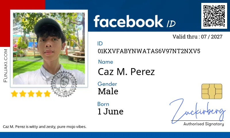 Facebook ID Card