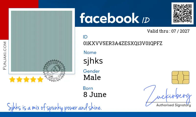 Facebook ID Card