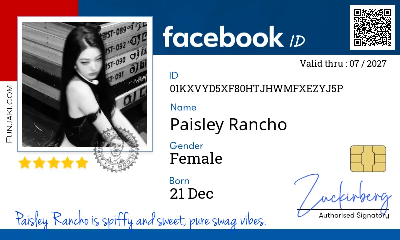 Facebook ID Card