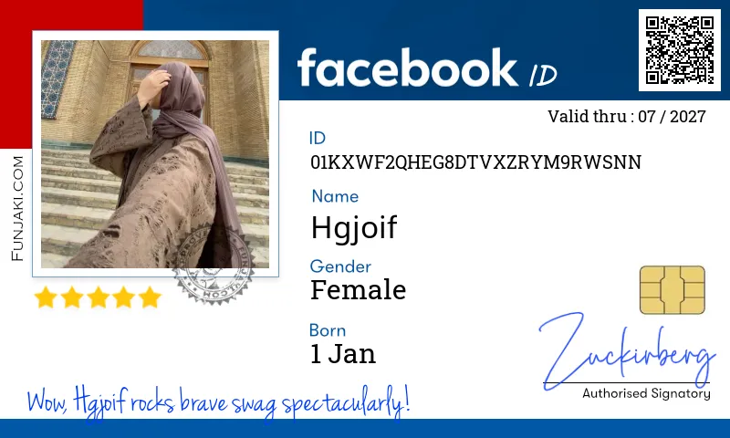 Facebook ID Card