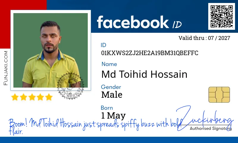 Facebook ID Card