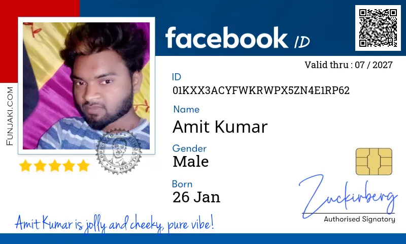 Facebook ID Card