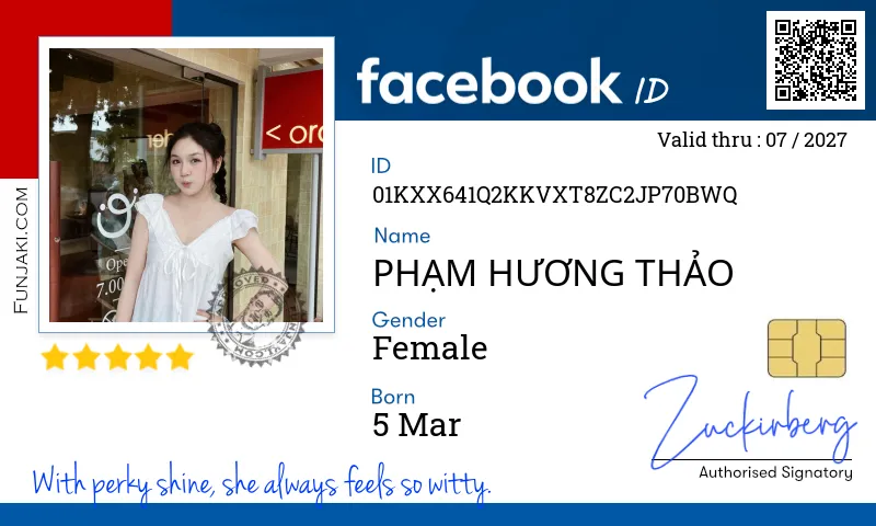 Facebook ID Card