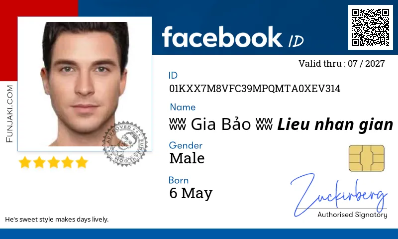 Facebook ID Card