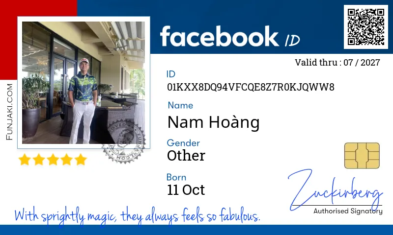 Facebook ID Card