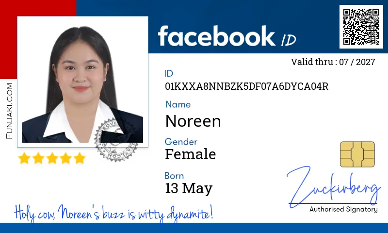 Facebook ID Card