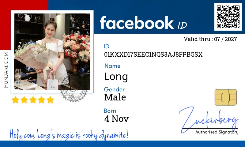 Facebook ID Card