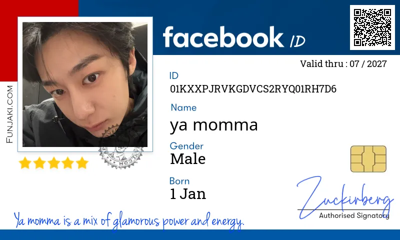 Facebook ID Card