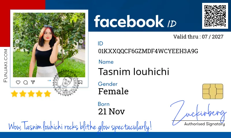 Facebook ID Card