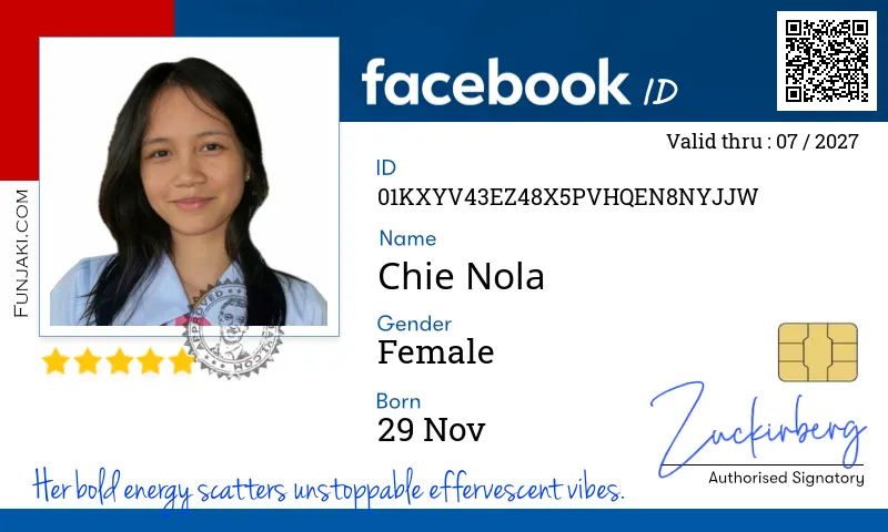 Facebook ID Card