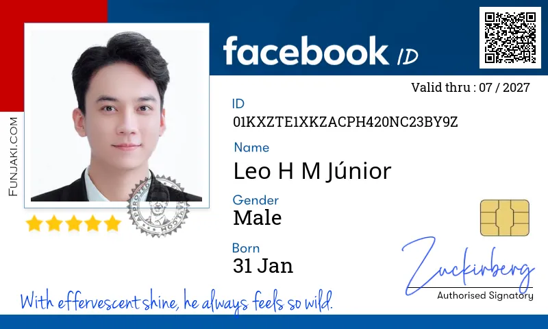 Facebook ID Card