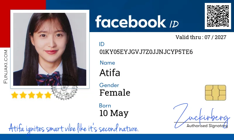 Facebook ID Card