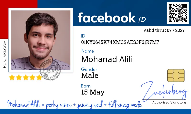 Facebook ID Card