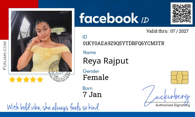 Facebook ID Card