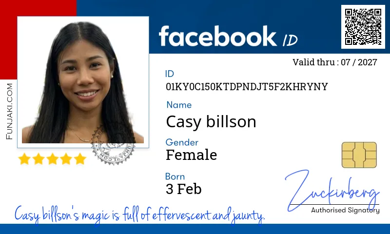 Facebook ID Card