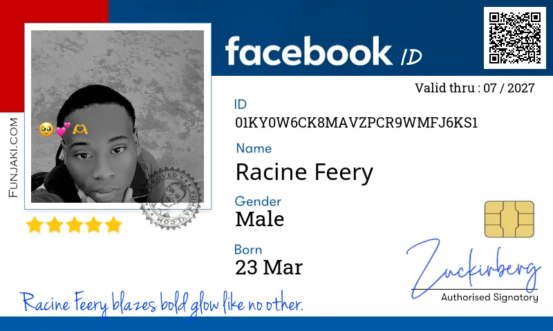 Facebook ID Card
