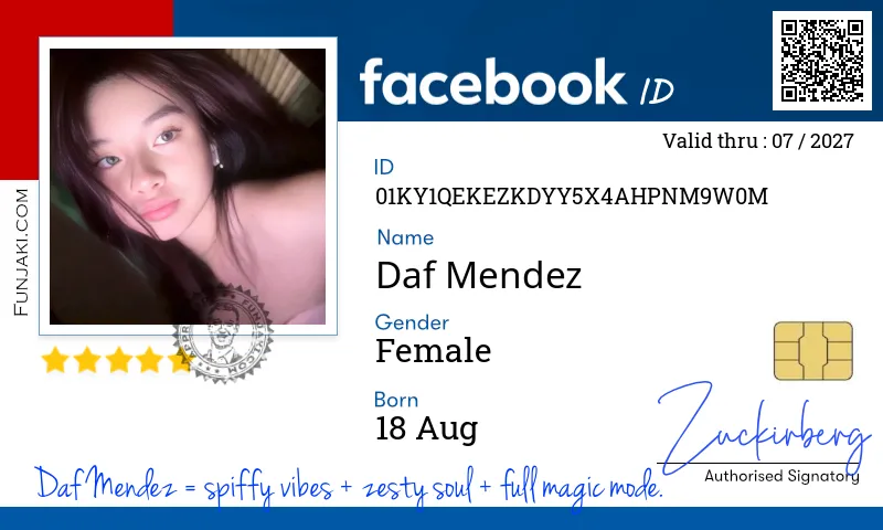 Facebook ID Card