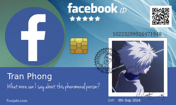 Tran Phong's Facebook ID Card - Funjaki.com
