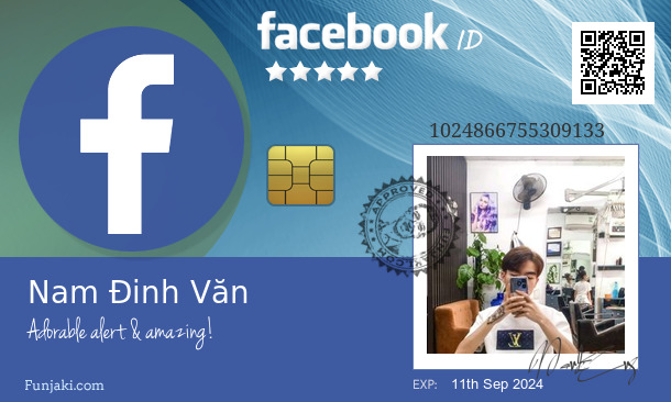 Nam Đinh Văn's Facebook ID Card - Funjaki.com