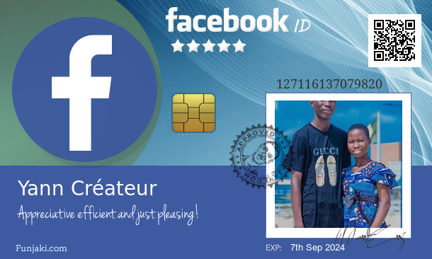 Yann Créateur's Facebook ID Card - Funjaki.com