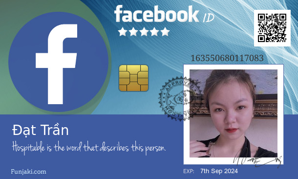 Đạt Trần's Facebook ID Card - Funjaki.com